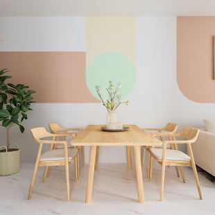 Nội thất căn hộ minimalism tone màu pastel nhẹ nhàng, lạ mắt